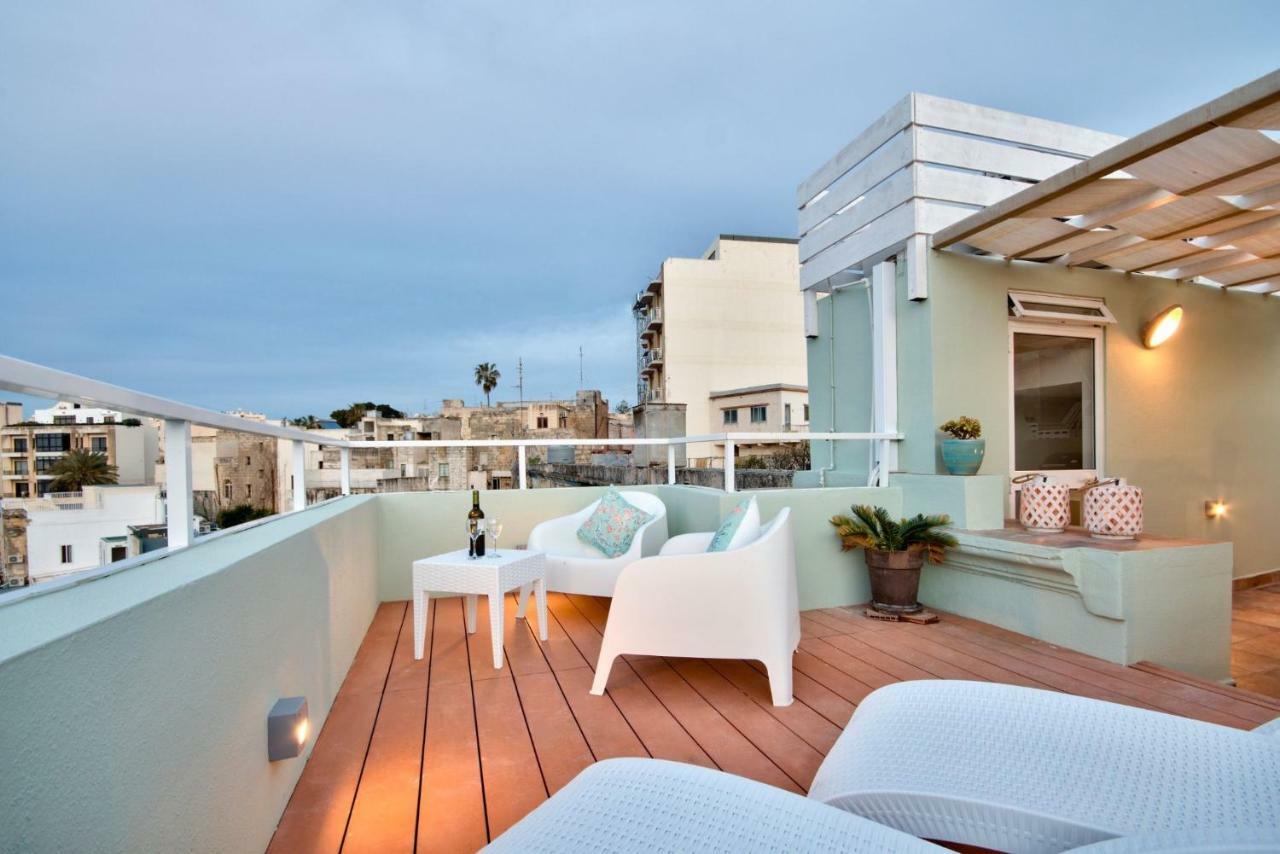 Balluta Bay Beach House With Seaviews Sliema Exteriör bild