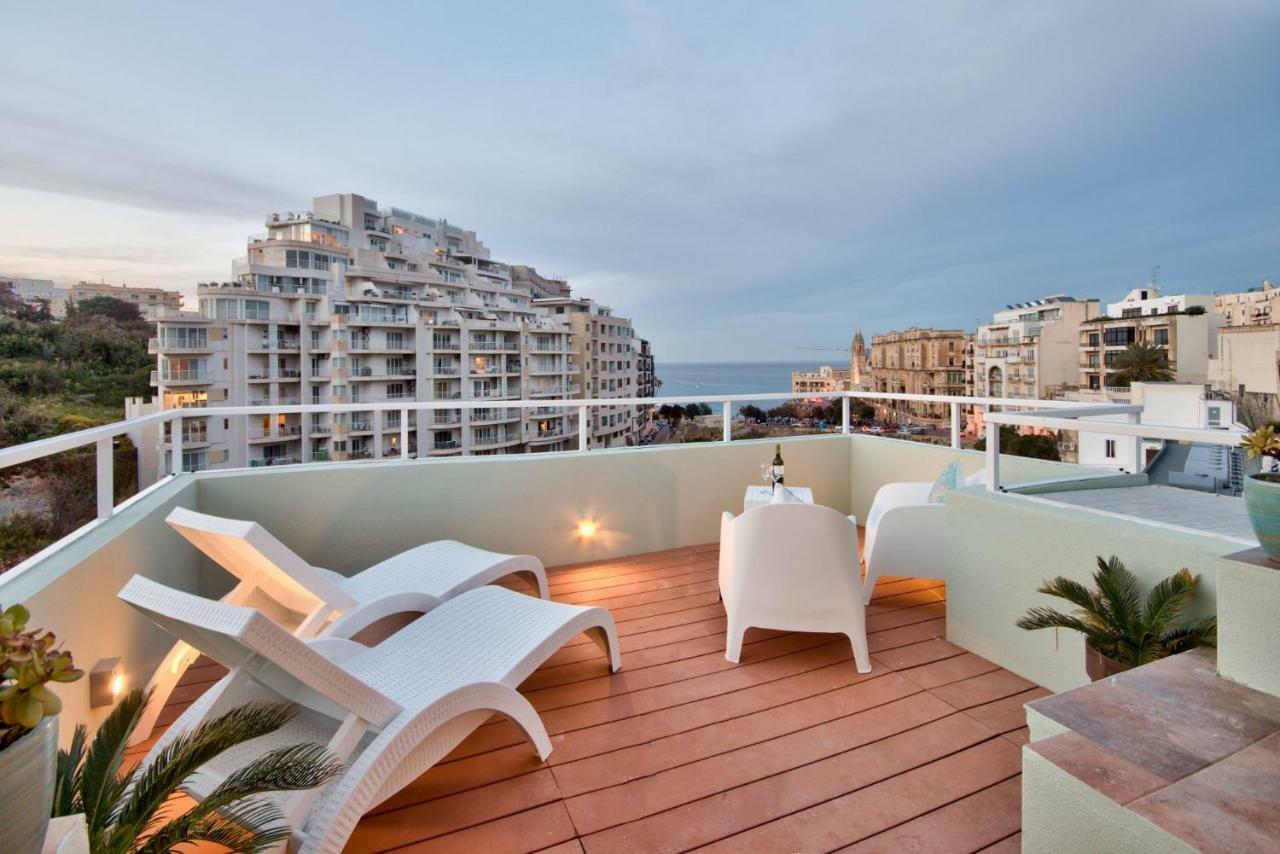 Balluta Bay Beach House With Seaviews Sliema Exteriör bild